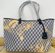 New Tote Bag for Women | Famous Brands Casual Totes & Large Capacity Noir Shoulder Bag (High Quality Genuine Leather)
