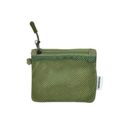 Travel Makeup Storage Bags | New Mesh Coin Purse & Simple Portable Mini Bag (Multi-purpose Square Bag Double-layer Zipper Card Holder)
