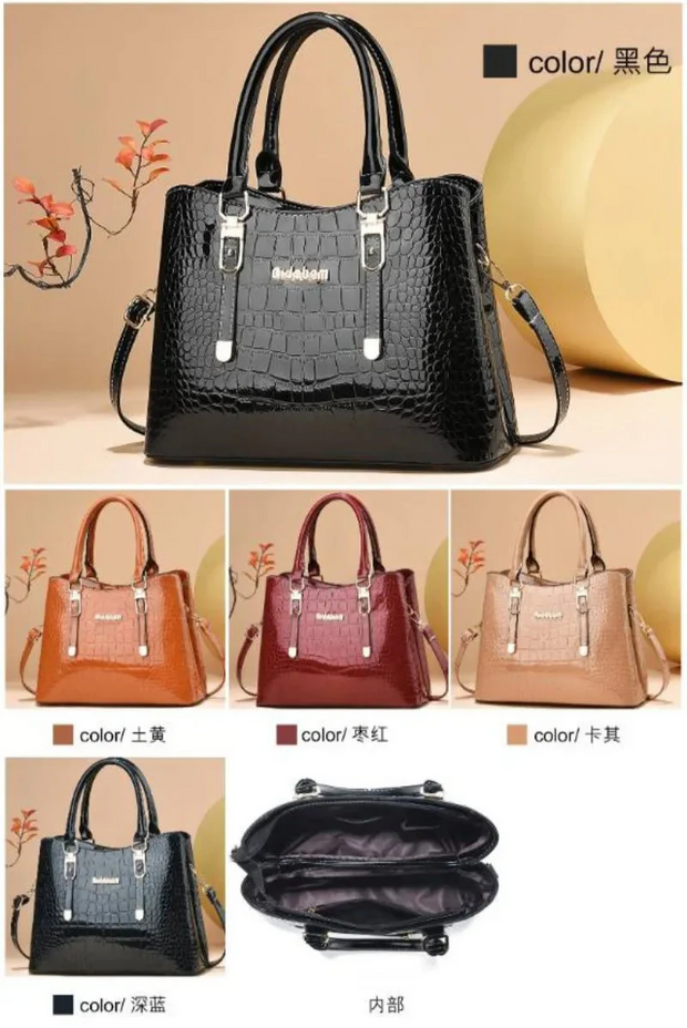 Trend Women Handbag Purses | Luxury Designer Female Soft Leather Shoulder Bag & Large Capacity Casual Crossbody Bag (Sac)