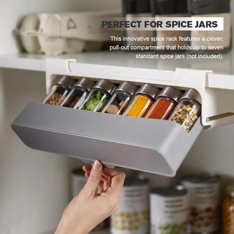 -Adhesive Spice OrganizerSelf-Adhesive Spice OrganizerProduct Description
Elevate your kitchen organization with the Self-Adhesive Spice Organizer, designed to keep your spices neatly stored and within easy reach. This CosmikCartShopper