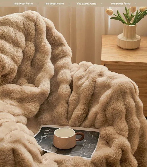 Thick Fleece Winter Double-sided Blanket CosmikCart