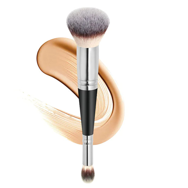 1pc Double Head Professional Makeup Brush Set 2 In 1
