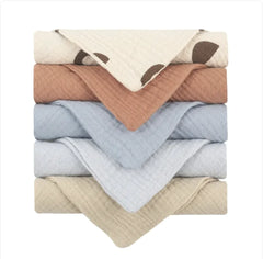 5-Pack Baby Cotton Face Towels CosmikCart