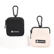 Dog Treat Pouch 2 PCS Waterproof Small Dog Treat Bag for Leash Hands Free Dog Walking Bag with Carabiner Dog Poop Bag Holder for Pet Puppy Travel or Outdoor Use Zipper Closure to Avoid Spilling