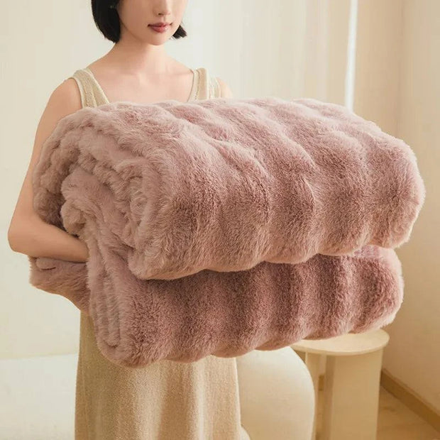 Thick Fleece Winter Double-sided Blanket CosmikCart