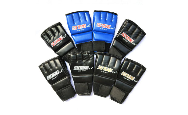 Boxing Gloves, Half Finger Open-Finger Gloves