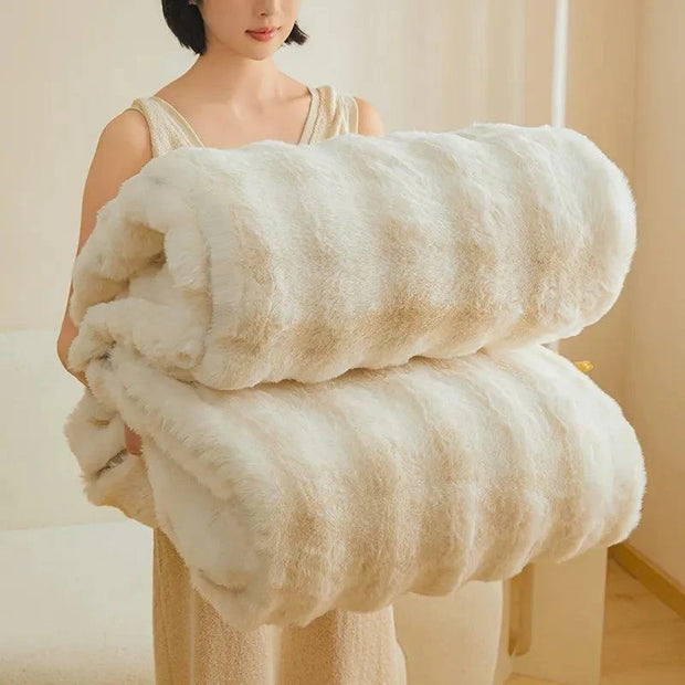 Thick Fleece Winter Double-sided Blanket CosmikCart