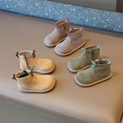 Baby Suede Oxford Boots – Plush, Non-Slip CosmikCart