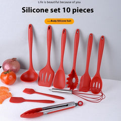 10-piece Silicone Kitchenware Non-stick Cooking Spatula Set CosmikCart