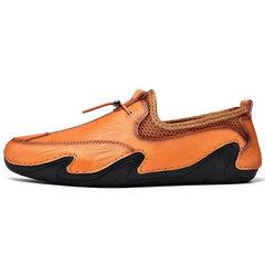 Fashion British Leisure Men'Fashion British Leisure Men's Leather ShoesProduct information:
 
 Pattern: solid color
 
 Applicable sports: Universal
 
 Color: black, white, brown
 
 Upper height: low top
 
 Heel height: flat heel
 
 HeelCosmikCartShopper