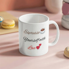 Mug - Espresso yourself with love ShineOn Fulfillment