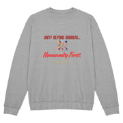 Unisex Crewneck Sweatshirt - Unity Beyond Borders, Humanity First... CosmikCart