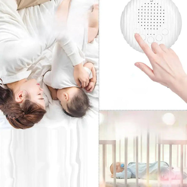 Portable Baby White Noise Sleep Machine – 10 Soothing Sounds, Adjustable Volume & Timer for Peaceful Naps Anywhere CosmikCart