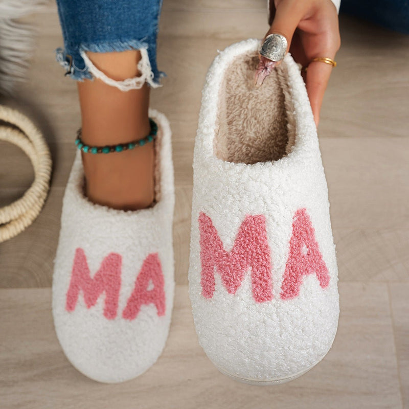 Cozy MAMA Christmas Gift Plush Cotton Slippers ThickWarm And Cozy MAMA Christmas Gift Plush Cotton Slippers Thick Non-SlipOverview:
 
 Unique design, stylish and beautiful.
 
 Good material, comfortable wear.
 
 


 
 
 


 Product information:
 
 Color: White
 
 Heel height: 1.5
 
 SizCosmikCartShopper