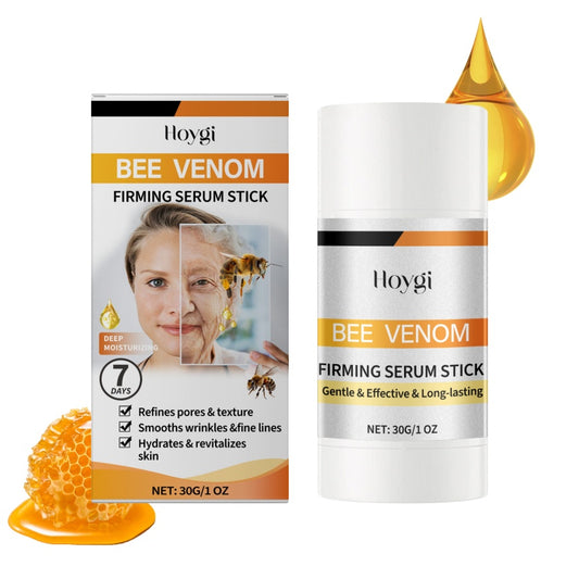 Hoygi Bee Venom Firming Essence Stick Nourishes Improves Skin Elasticity Moisturizes and Firms Facial Skin Care Serum