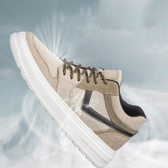 Fashion Individual Breathable Casual SneakerMen's Fashion Individual Breathable Casual SneakerProduct information:
 
 Pattern: solid color
 
 Applicable sports: Universal
 
 Color: white mesh, khaki mesh, black leather, khaki leather
 
 Size: 36, 37, 38, 39, CosmikCartShopper