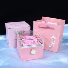 Rotating Soap Flower Rose Gift Box Creative Rotating Rose Jewelry Packaging Box Valentine'Rotating Soap Flower Rose Gift Box Creative Rotating Rose Jewelry PackOverview:


 1.【Romantic Gifts for Her】Forever rose symbolizes forever love, harmonious family, and loyal friendship. Surprise your loved ones.
 
 2.【Preserved ForevCosmikCartShopper