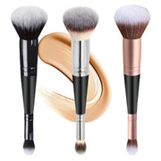 1pc Double Head Professional Makeup Brush Set 2 In 1