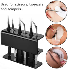 Acrylic Eyelash Tweezers Holder Zendrop