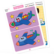 Erasable Spot the Difference Cards