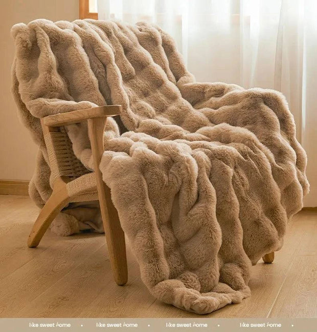 Thick Fleece Winter Double-sided Blanket CosmikCart