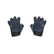 Under Armour Mens Training Half Finger Gloves (044) Downpour Gray/Black/Harbor Blue X-Large