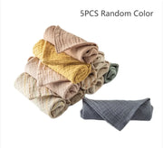 5-Pack Baby Cotton Face Towels CosmikCart